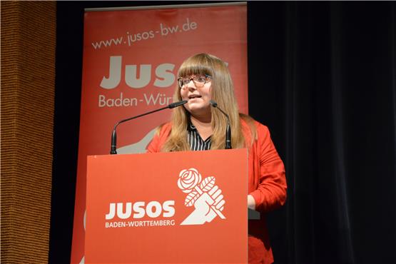 Wiedergewählt: Lara Herter aus Albstadt bleibt Landesvorsitzende der Jusos