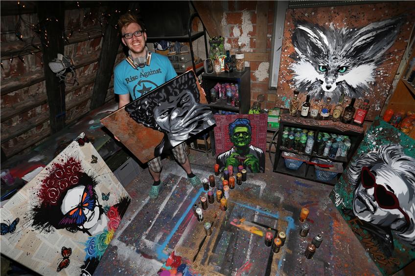 Die Balinger Graffiti-Künstlerin Anika Heimann im Porträt: Sie sprüht vor Kreativität