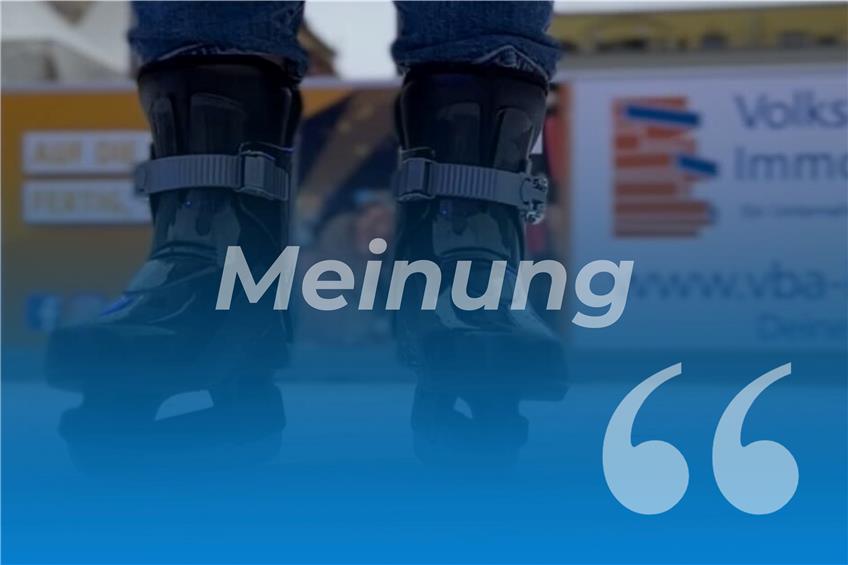 Selbstversuch: Eisbahn ohne Eis in Ebingen – Wie gut lässt es sich dort Schlittschuhlaufen?