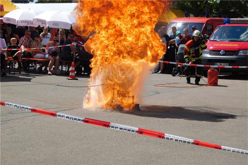 Ein heißes Fest: Feuerwehrfest am Samstag und Sonntag in Balingen