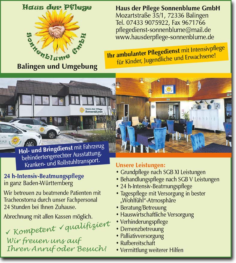 Haus der Pflege Sonnenblume GmbH