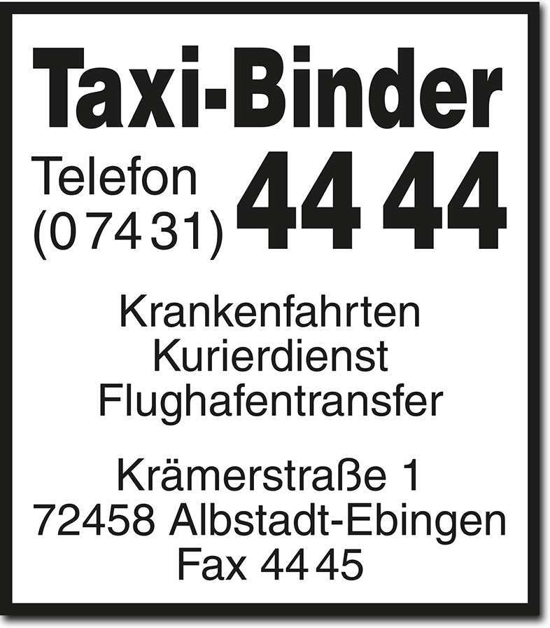 Taxi Binder